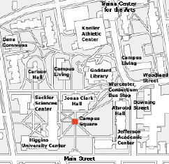 Clark University map