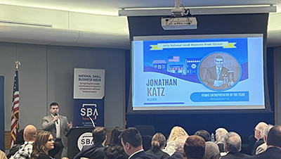 Jon at SBA awards May 2025
